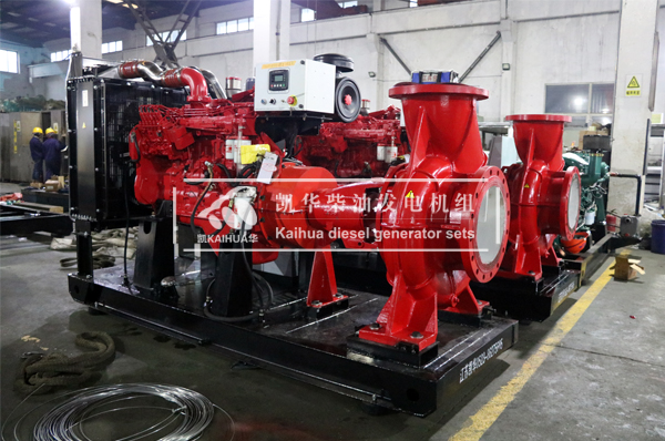 成都市政兩臺(tái)150KW柴油水泵機(jī)組成功出廠(chǎng)
